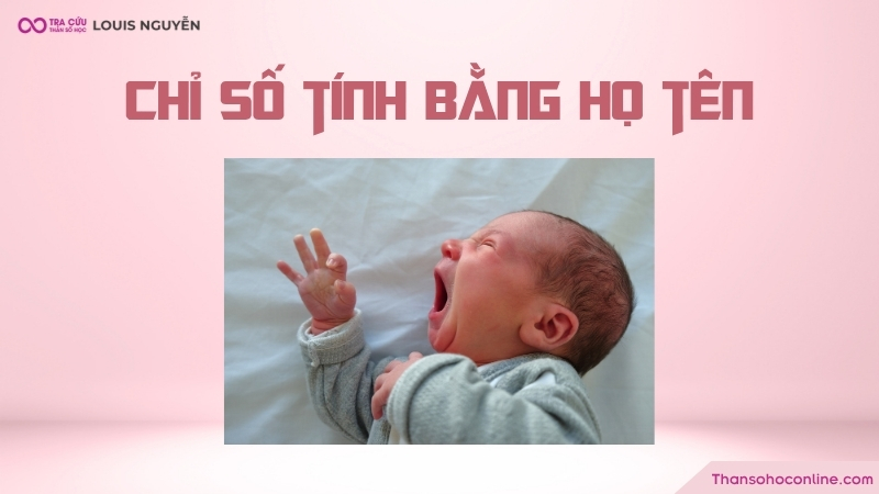 Chỉ số tính dựa vào họ tên của các bé Chỉ số tính dựa vào họ tên của các bé