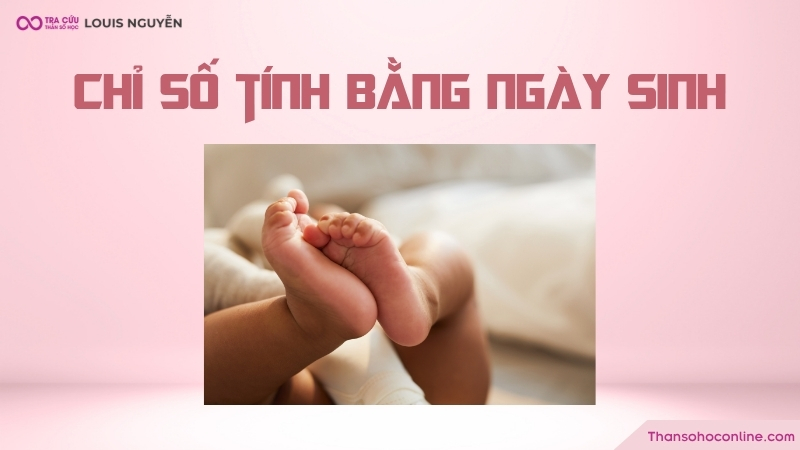 Chỉ số tính bằng ngày sinh của trẻ Chỉ số tính bằng ngày sinh của trẻ