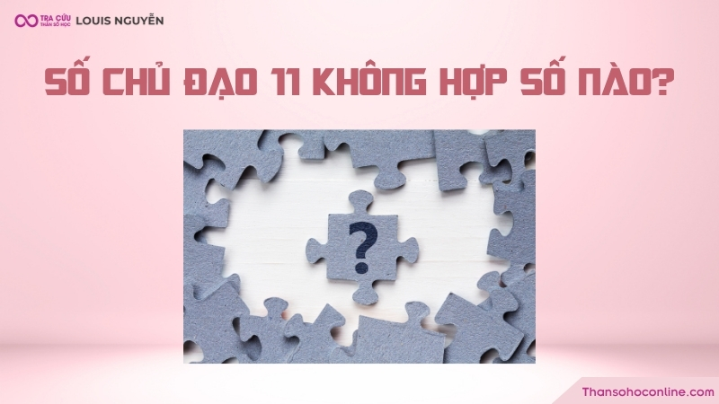 Con số chủ đạo 11 không hợp với số nào? Con số chủ đạo 11 không hợp với số nào?
