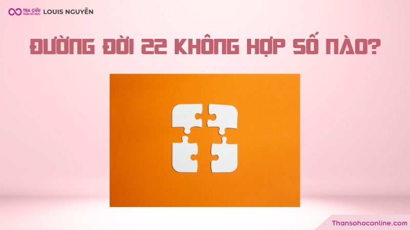 Chỉ số đường đời 22 không hợp với số nào? Chỉ số đường đời 22 không hợp với số nào?