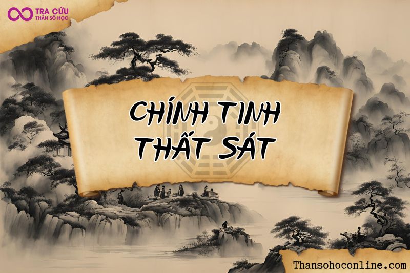 Chính Tinh sao Thất Sát chủ về tàn sát Chính Tinh sao Thất Sát chủ về tàn sát