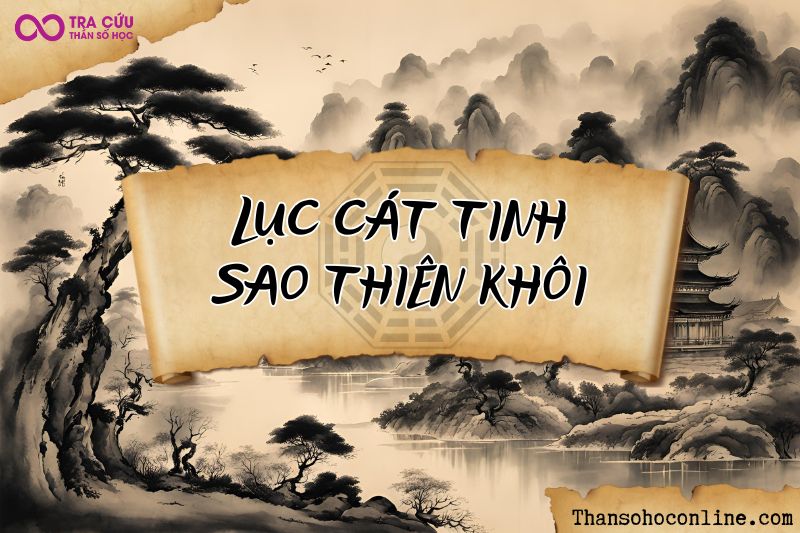 Lục cát tinh sao Thiên Khôi cũng chủ về sự thông minh, nhanh nhạy trong suy nghĩ và hành động Lục cát tinh sao Thiên Khôi cũng chủ về sự thông minh, nhanh nhạy trong suy nghĩ và hành động