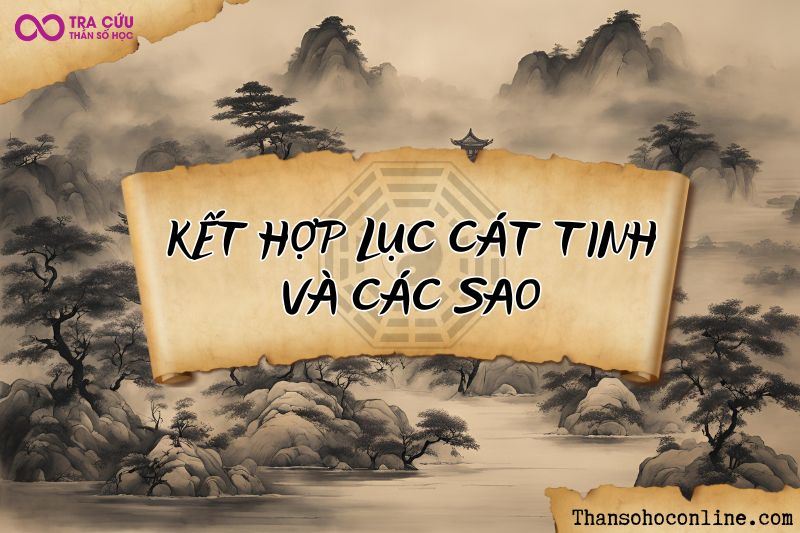 Sự kết hợp của lục cát tinh với các sao khác Sự kết hợp của lục cát tinh với các sao khác