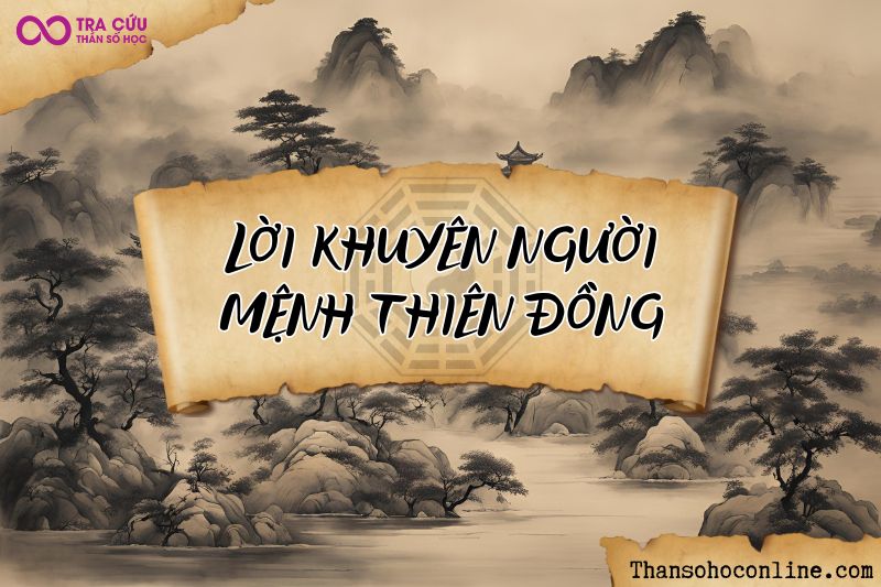 Lời khuyên dành cho người có mệnh Thiên Đồng Lời khuyên dành cho người có mệnh Thiên Đồng