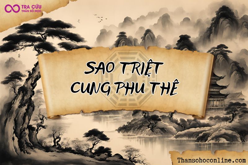 Sao Triệt cung Phu Thê chủ về hôn nhân bị trì hoãn hoặc gặp rắc rối, trở ngại Sao Triệt cung Phu Thê chủ về hôn nhân bị trì hoãn hoặc gặp rắc rối, trở ngại