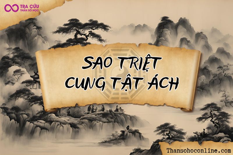 Sao Triệt cung Tật Ách chủ về đương số có thể gặp bệnh hoặc tai nạn nguy hiểm Sao Triệt cung Tật Ách chủ về đương số có thể gặp bệnh hoặc tai nạn nguy hiểm