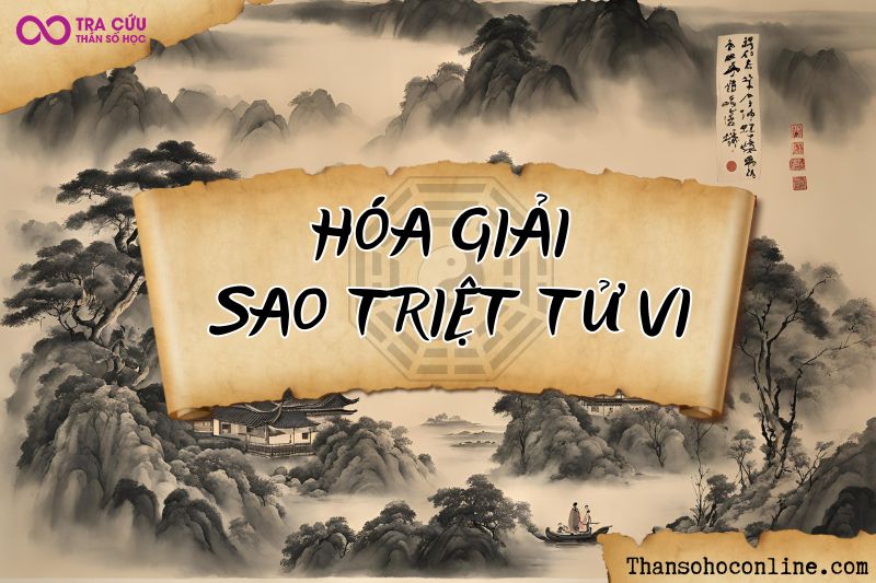 Cách hóa giải sao Triệt không trong tử vi Cách hóa giải sao Triệt không trong tử vi